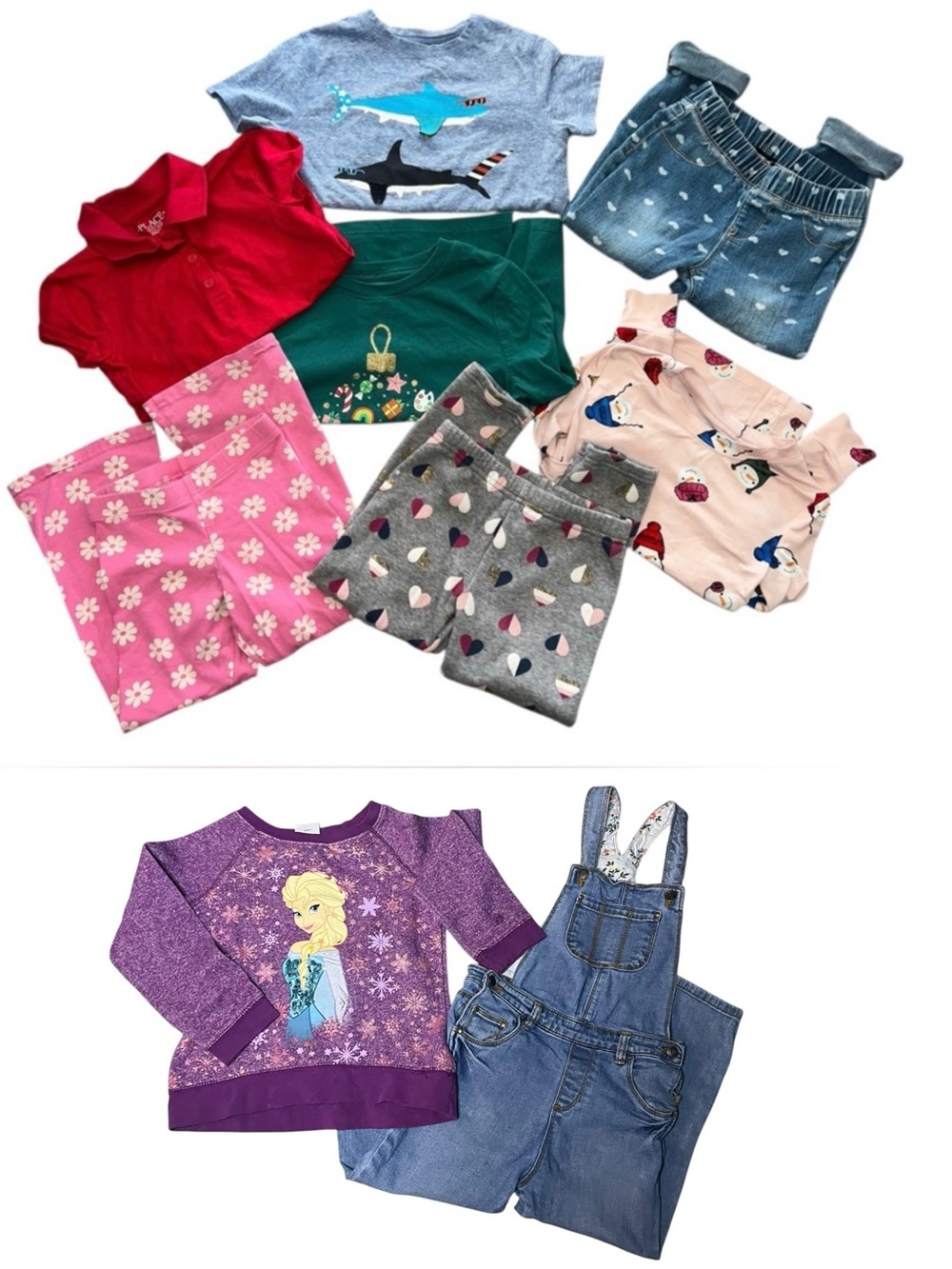 9 Piece Girls Clothing Bundle 5/5T